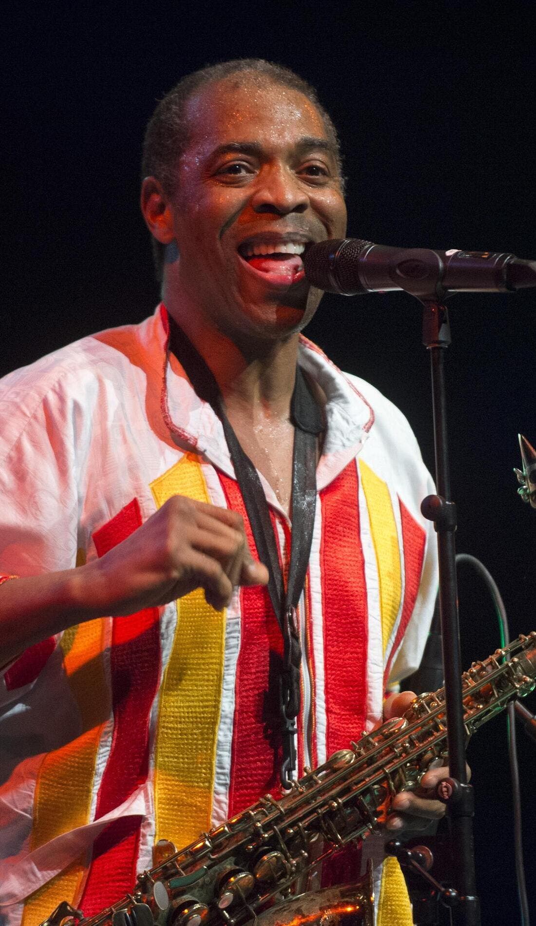 Femi Kuti promotional image for upcoming events and ticket sales