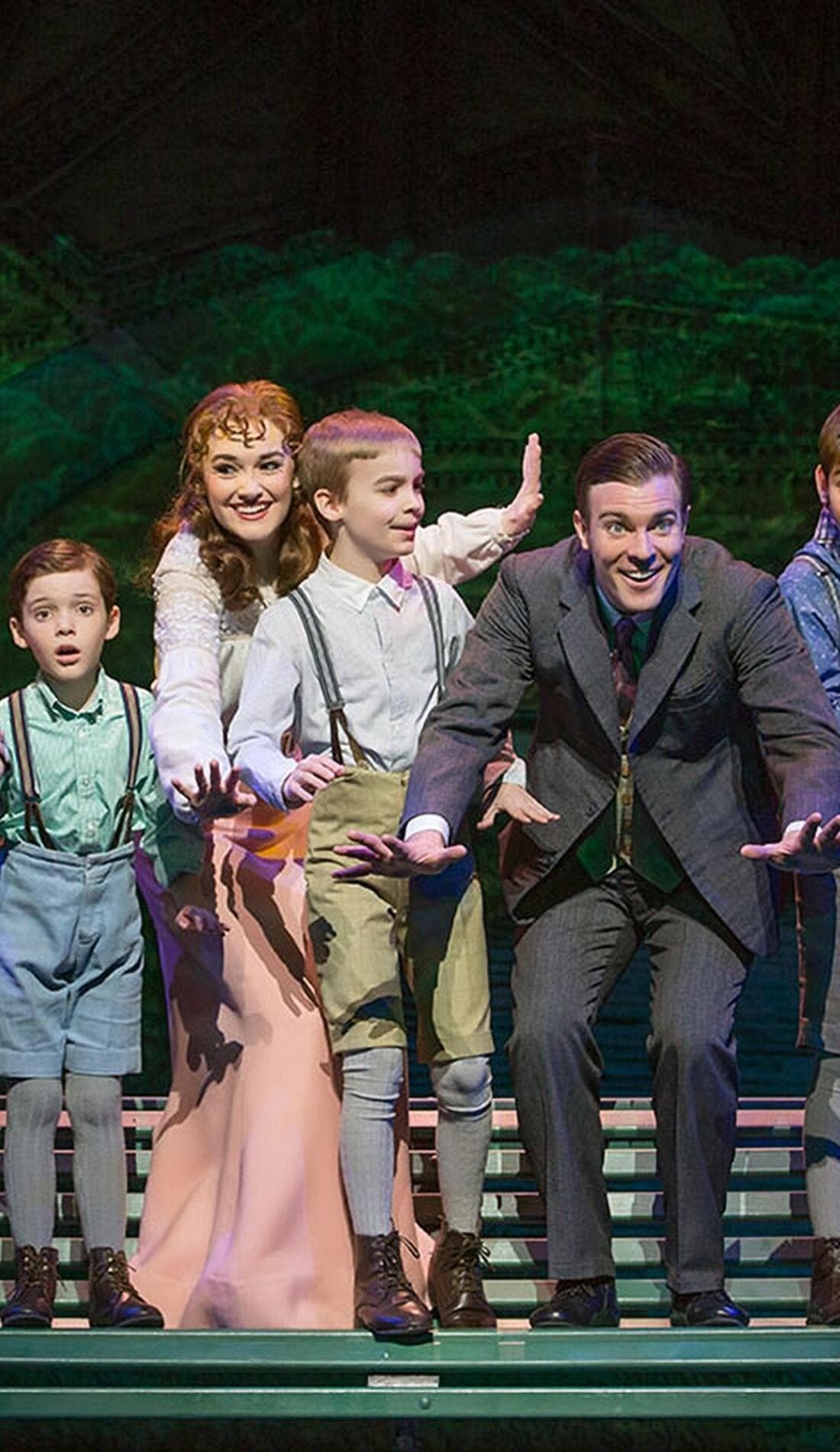Finding Neverland promotional image for upcoming events and ticket sales