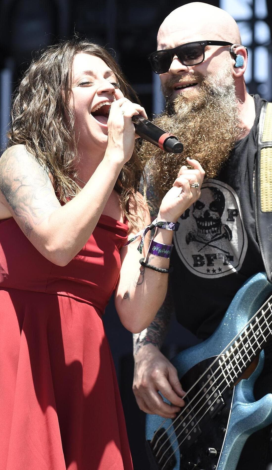 Flyleaf promotional image for upcoming events and ticket sales