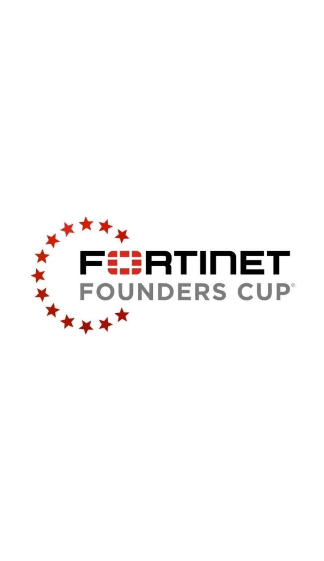 Fortinet Founders Cup promotional image for upcoming events and ticket sales