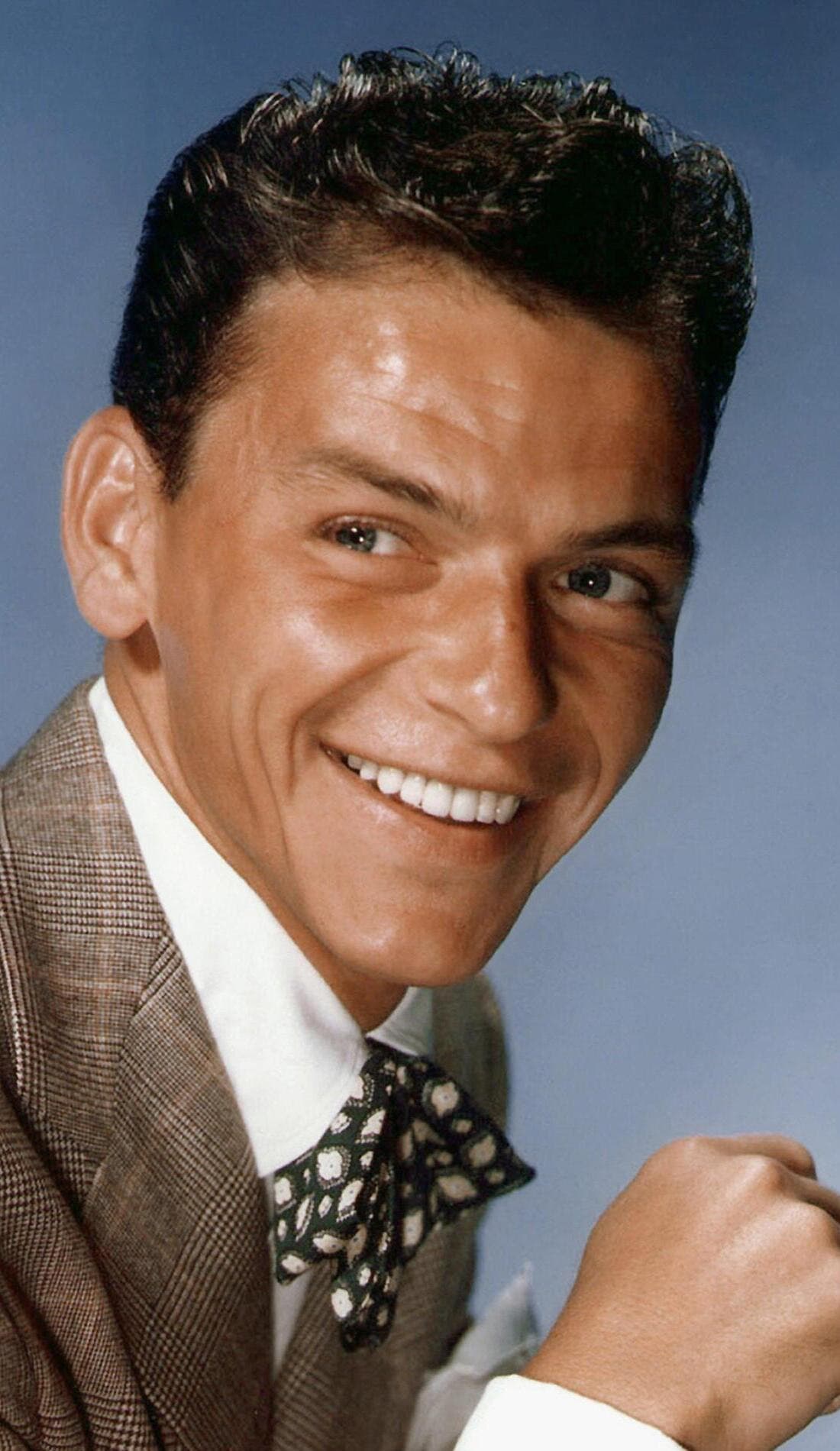 Frank Sinatra promotional image for upcoming events and ticket sales