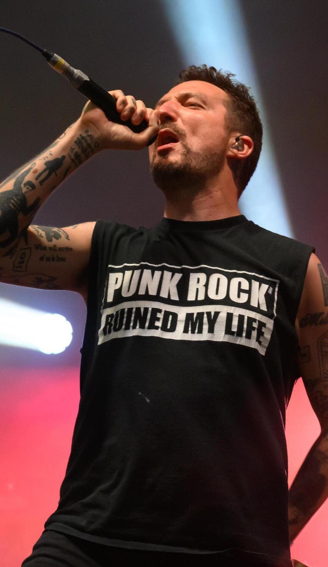 Frank Turner promotional image for upcoming events and ticket sales