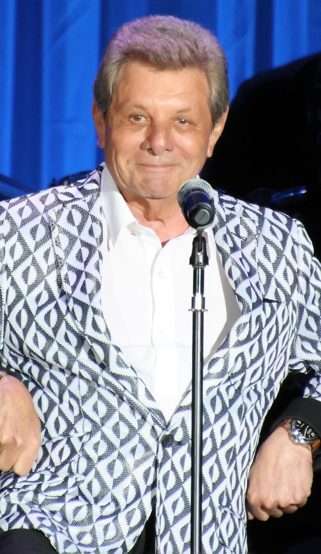 Frankie Avalon promotional image for upcoming events and ticket sales