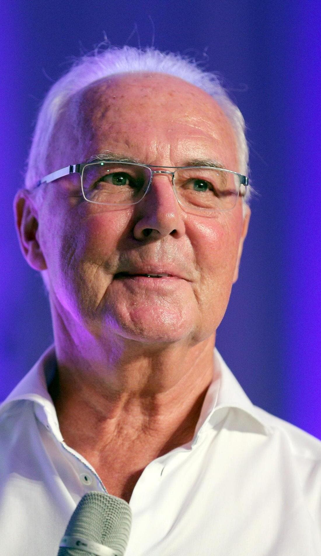 Franz Beckenbauer promotional image for upcoming events and ticket sales
