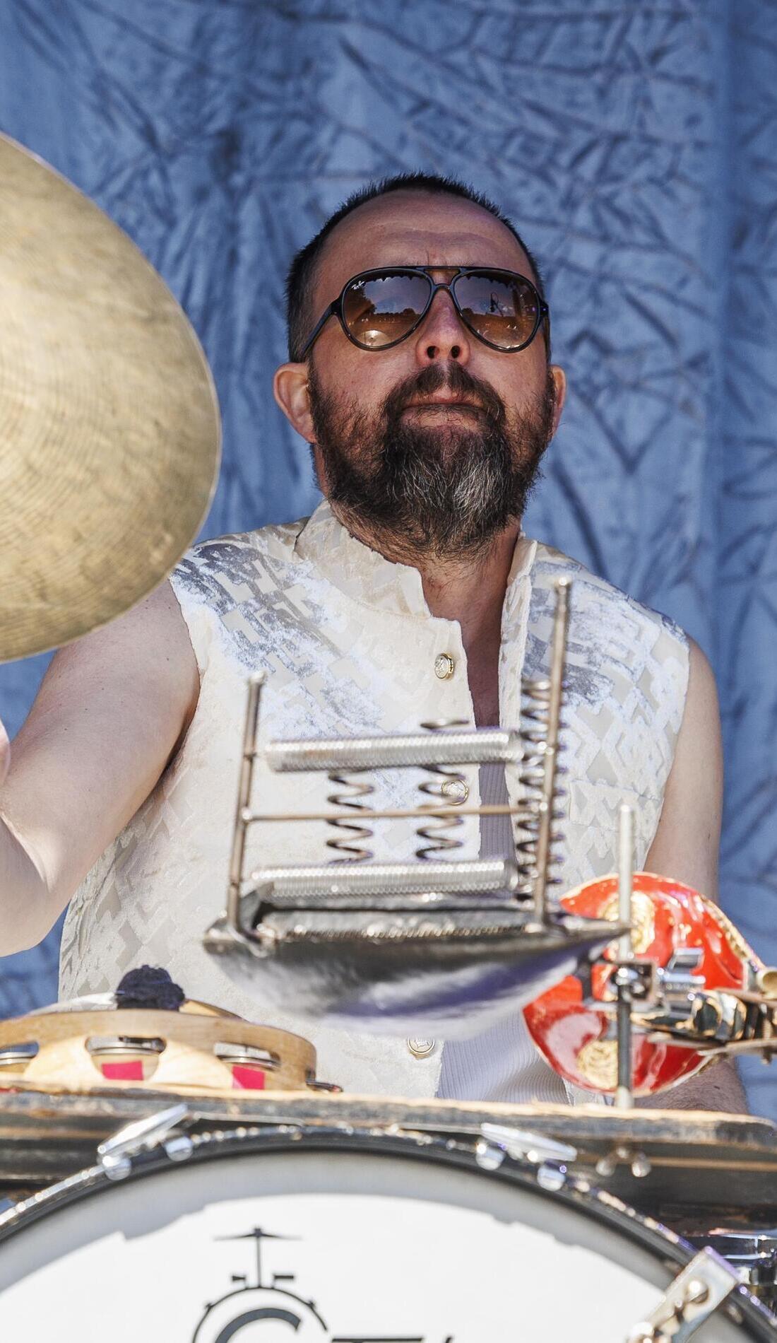 Gard Nilssen promotional image for upcoming events and ticket sales