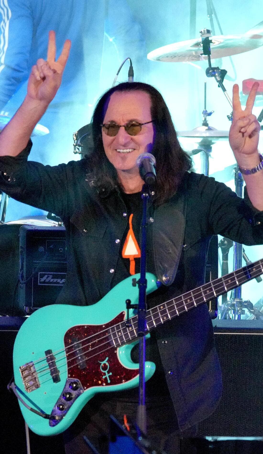 Geddy Lee promotional image for upcoming events and ticket sales