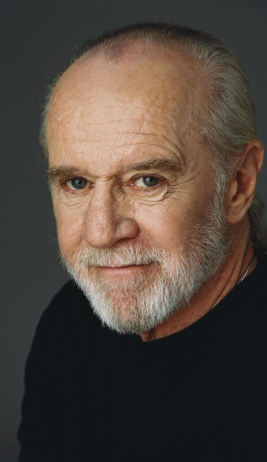 George Carlin promotional image for upcoming events and ticket sales