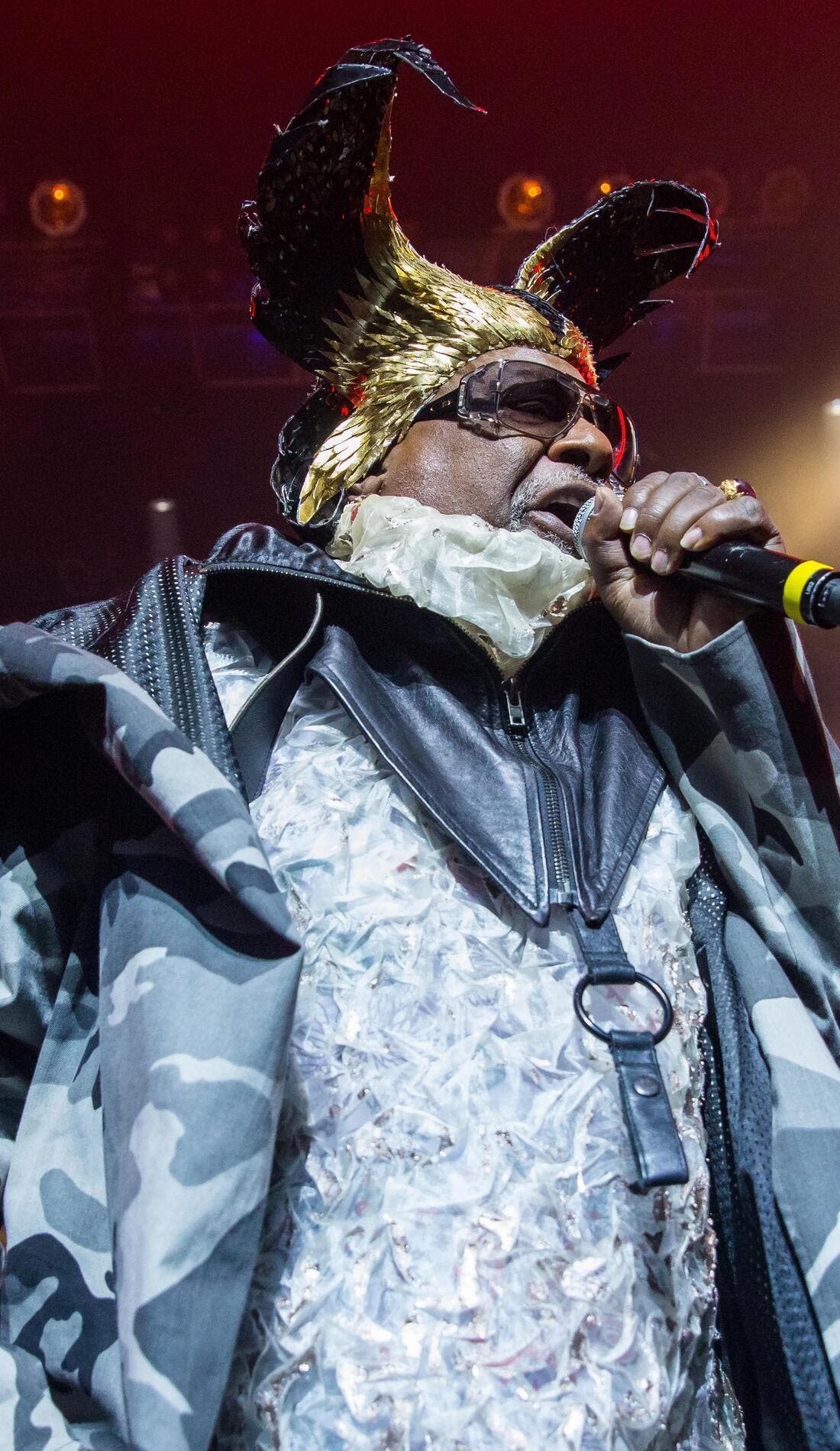 George Clinton promotional image for upcoming events and ticket sales
