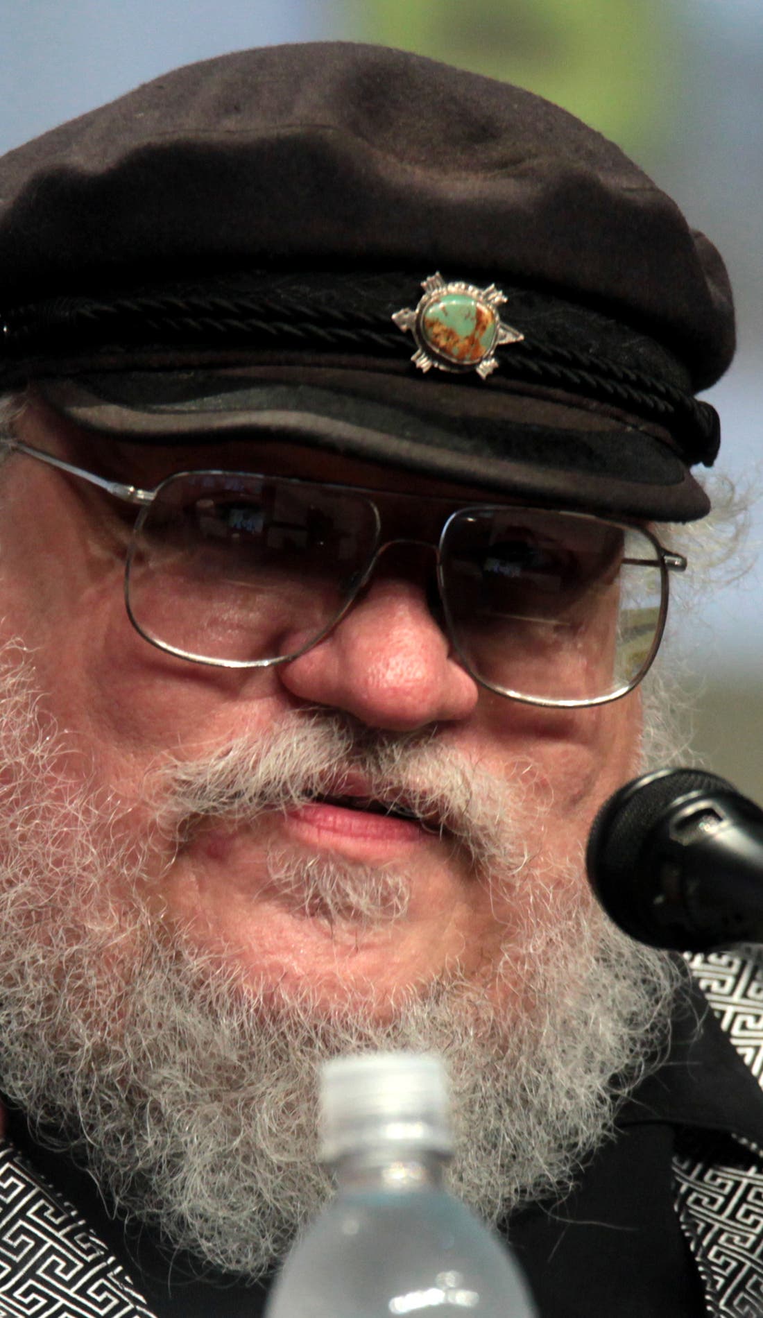 George RR Martin promotional image for upcoming events and ticket sales