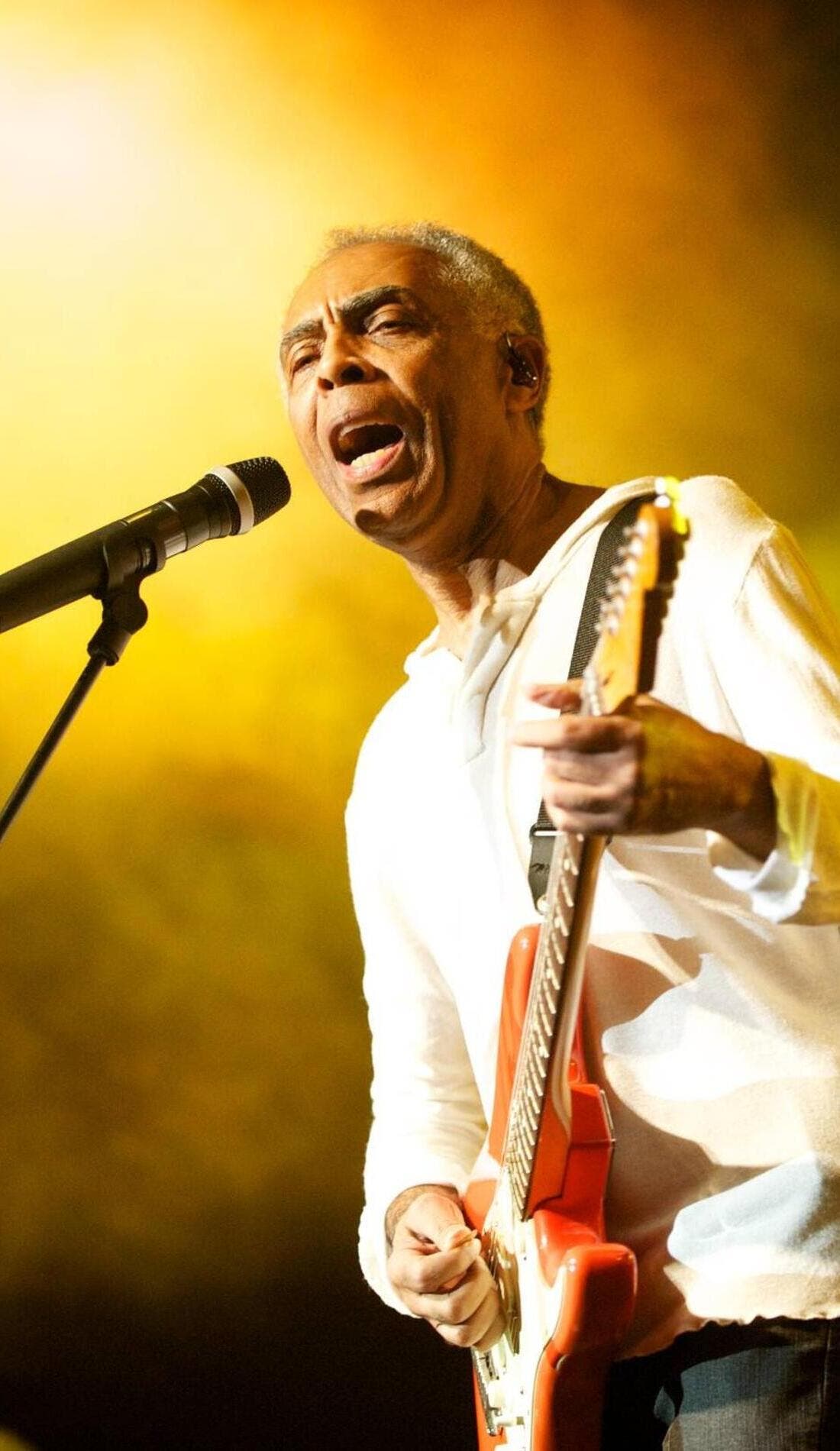 Gilberto Gil promotional image for upcoming events and ticket sales