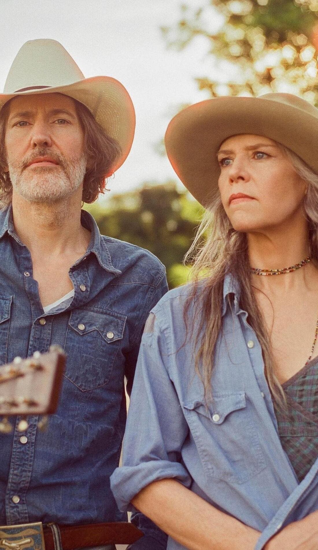 Gillian Welch and David Rawlings promotional image for upcoming events and ticket sales