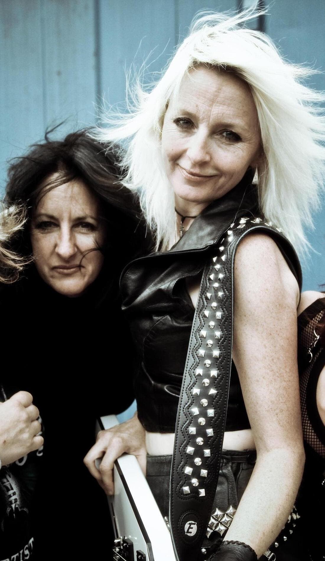 Girlschool promotional image for upcoming events and ticket sales