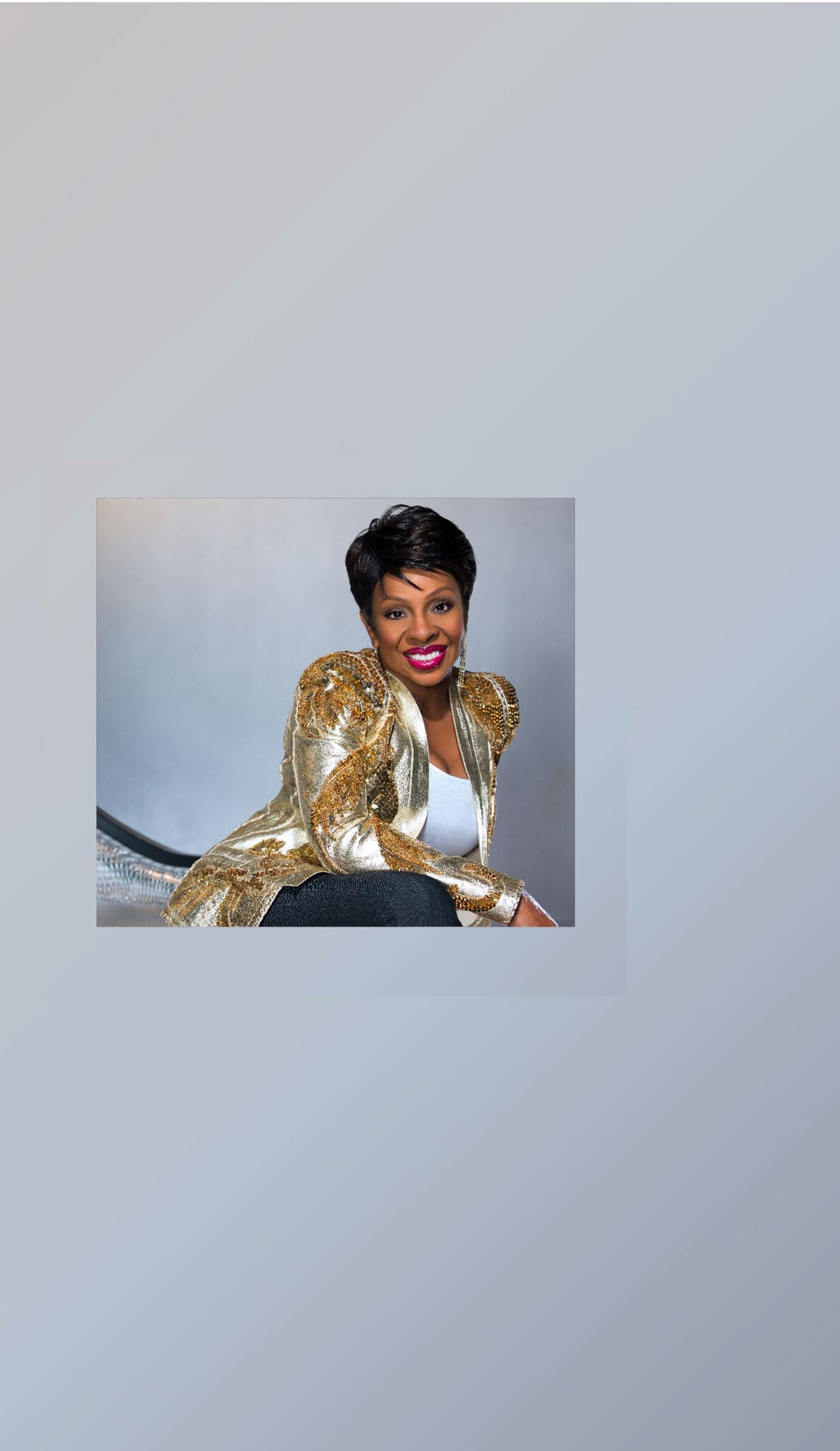Gladys Knight promotional image for upcoming events and ticket sales