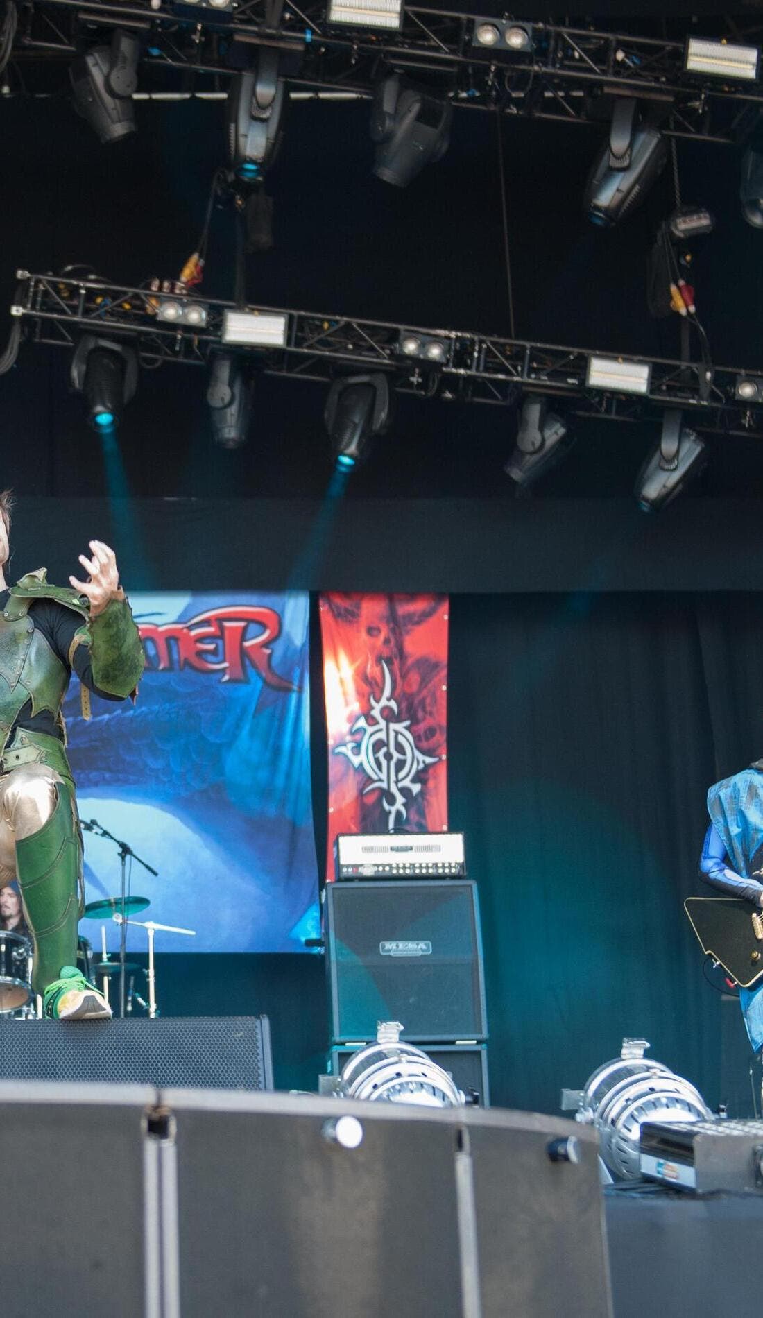 Gloryhammer promotional image for upcoming events and ticket sales