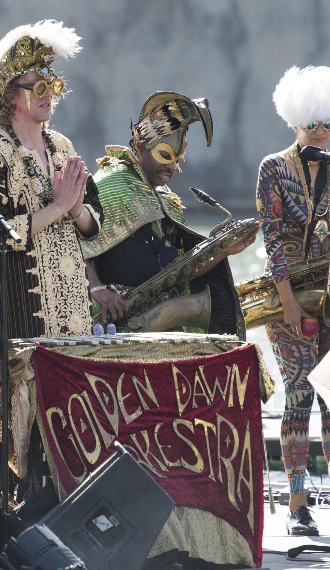 Golden Dawn Arkestra promotional image for upcoming events and ticket sales