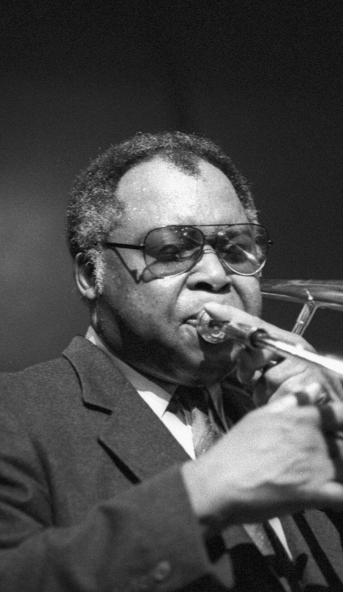 Grachan Moncur III promotional image for upcoming events and ticket sales