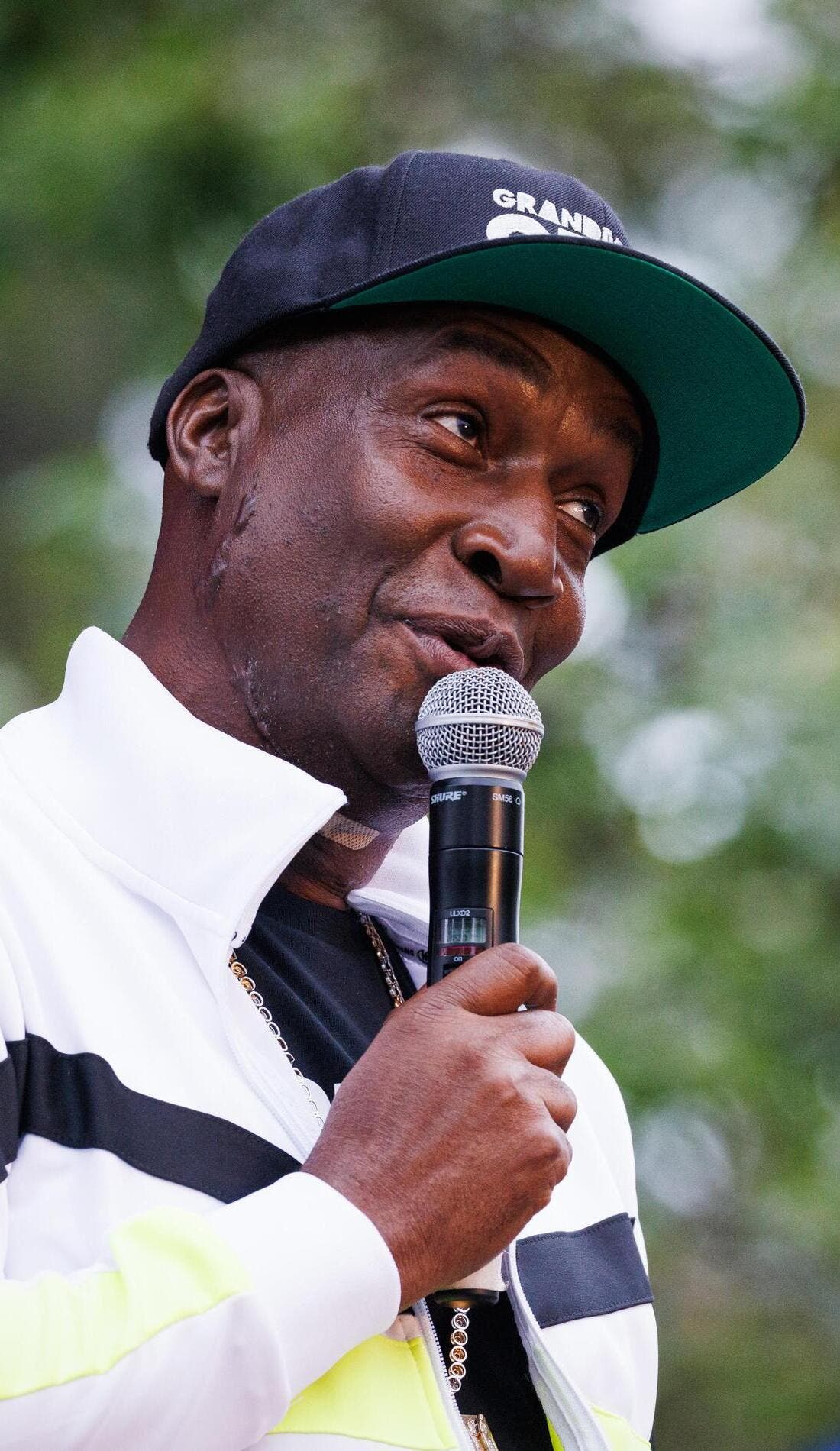 Grandmaster Flash promotional image for upcoming events and ticket sales