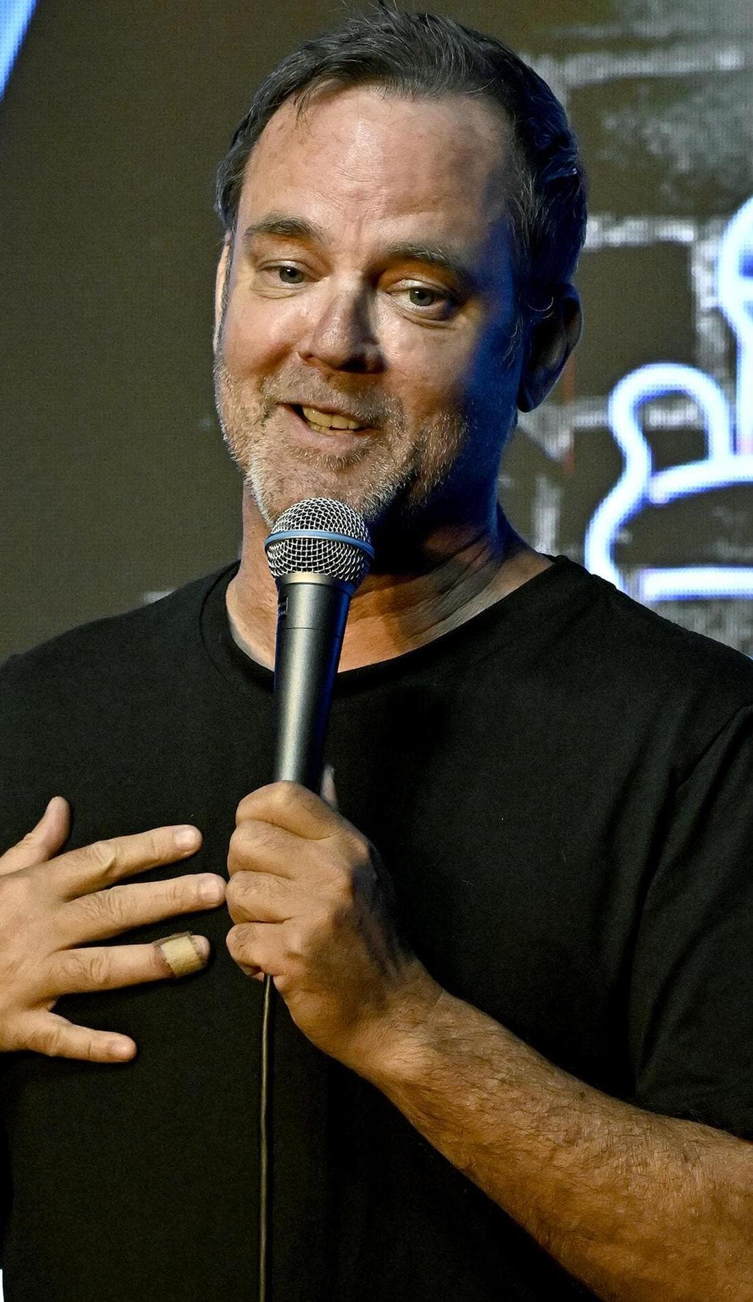 Greg Baldwin promotional image for upcoming events and ticket sales