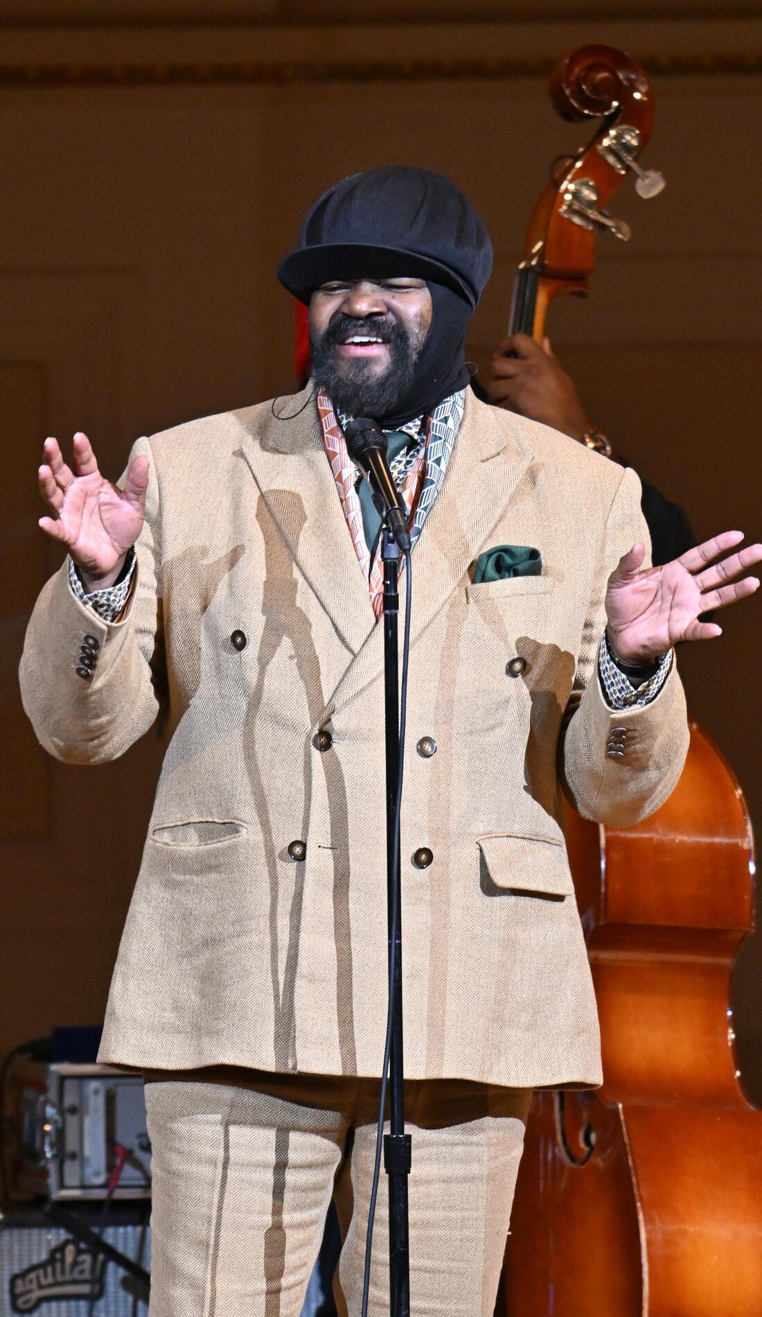 Gregory Porter promotional image for upcoming events and ticket sales