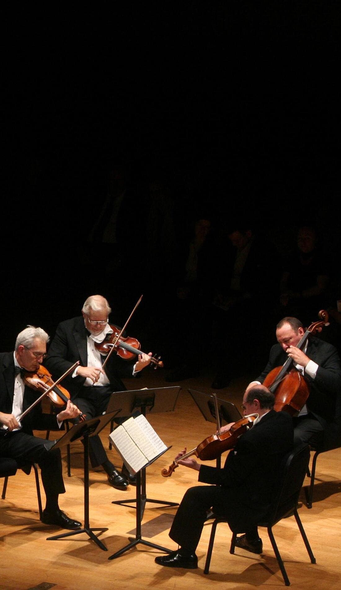Guarneri Quartet promotional image for upcoming events and ticket sales