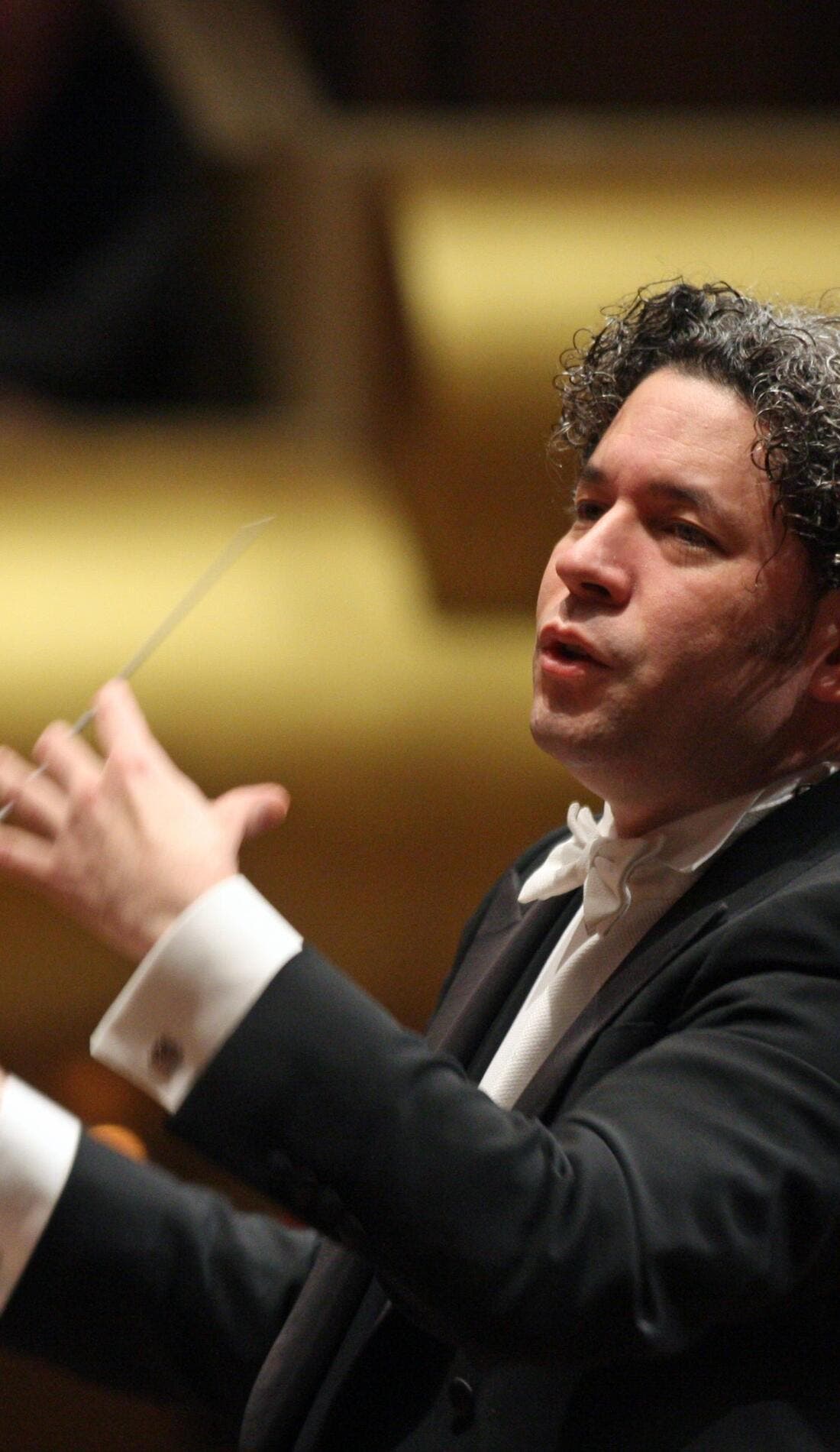 Gustavo Dudamel promotional image for upcoming events and ticket sales