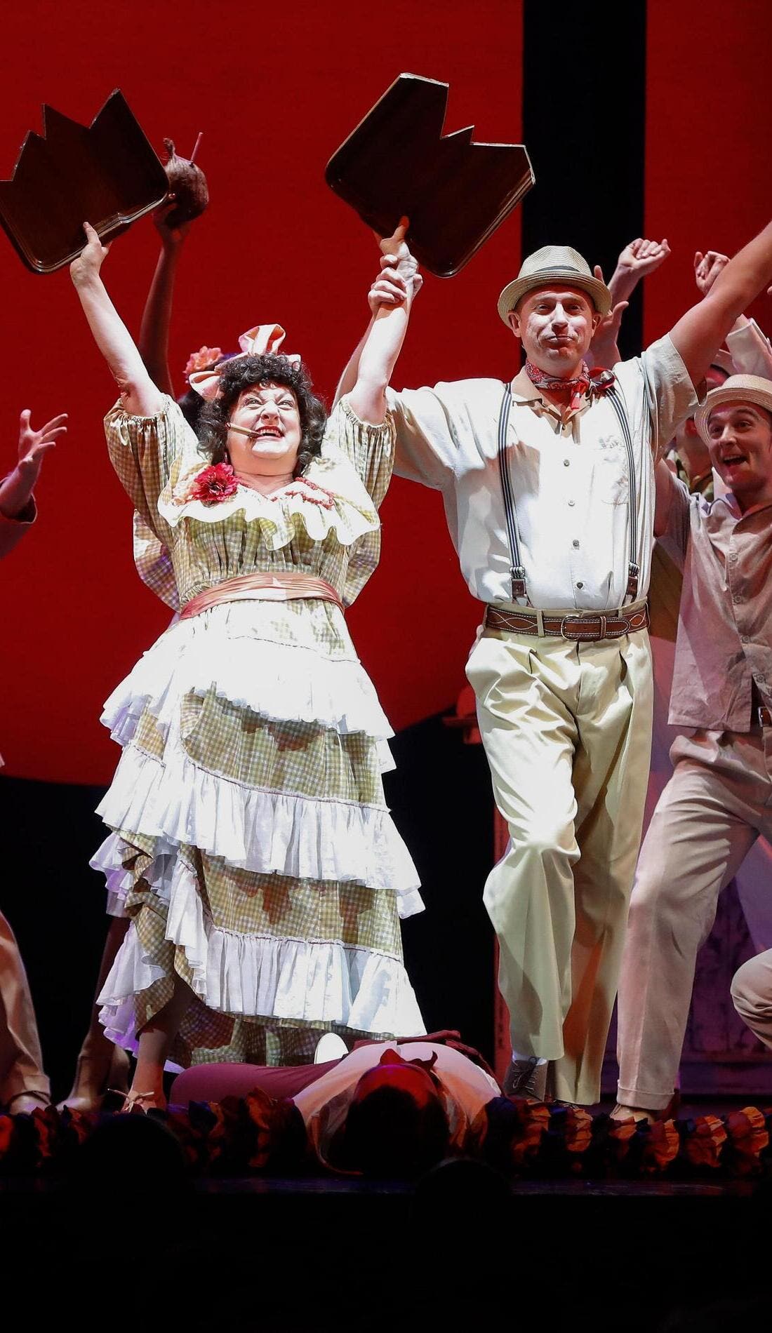 Guys and Dolls promotional image for upcoming events and ticket sales