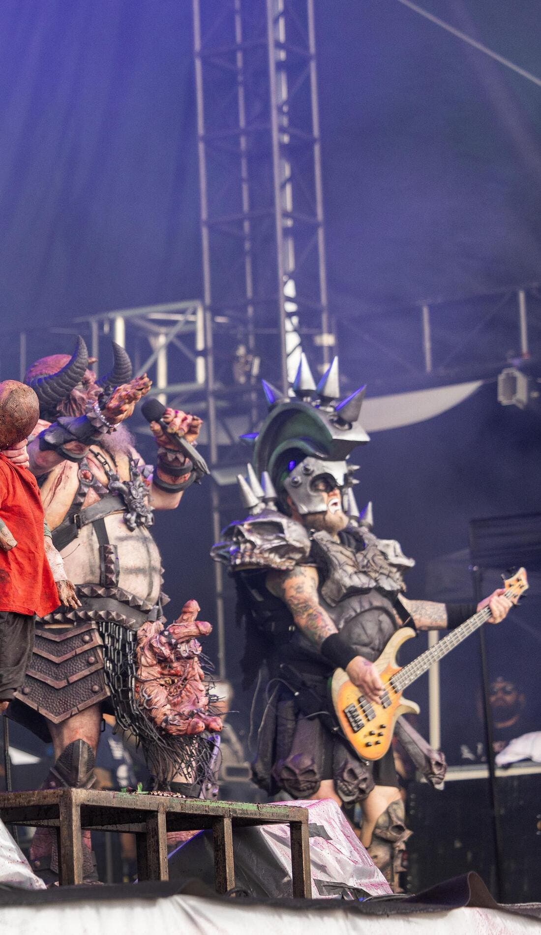 GWAR promotional image for upcoming events and ticket sales