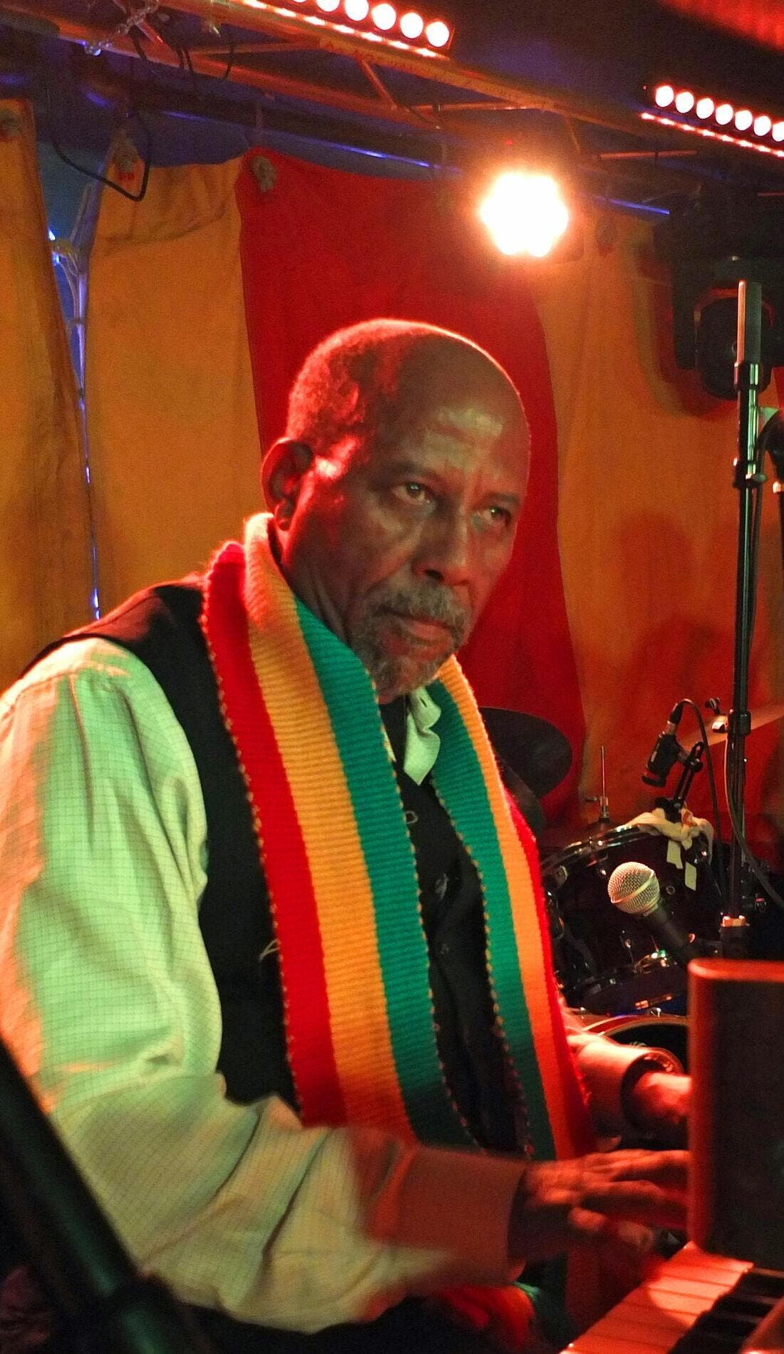 Hailu Mergia promotional image for upcoming events and ticket sales