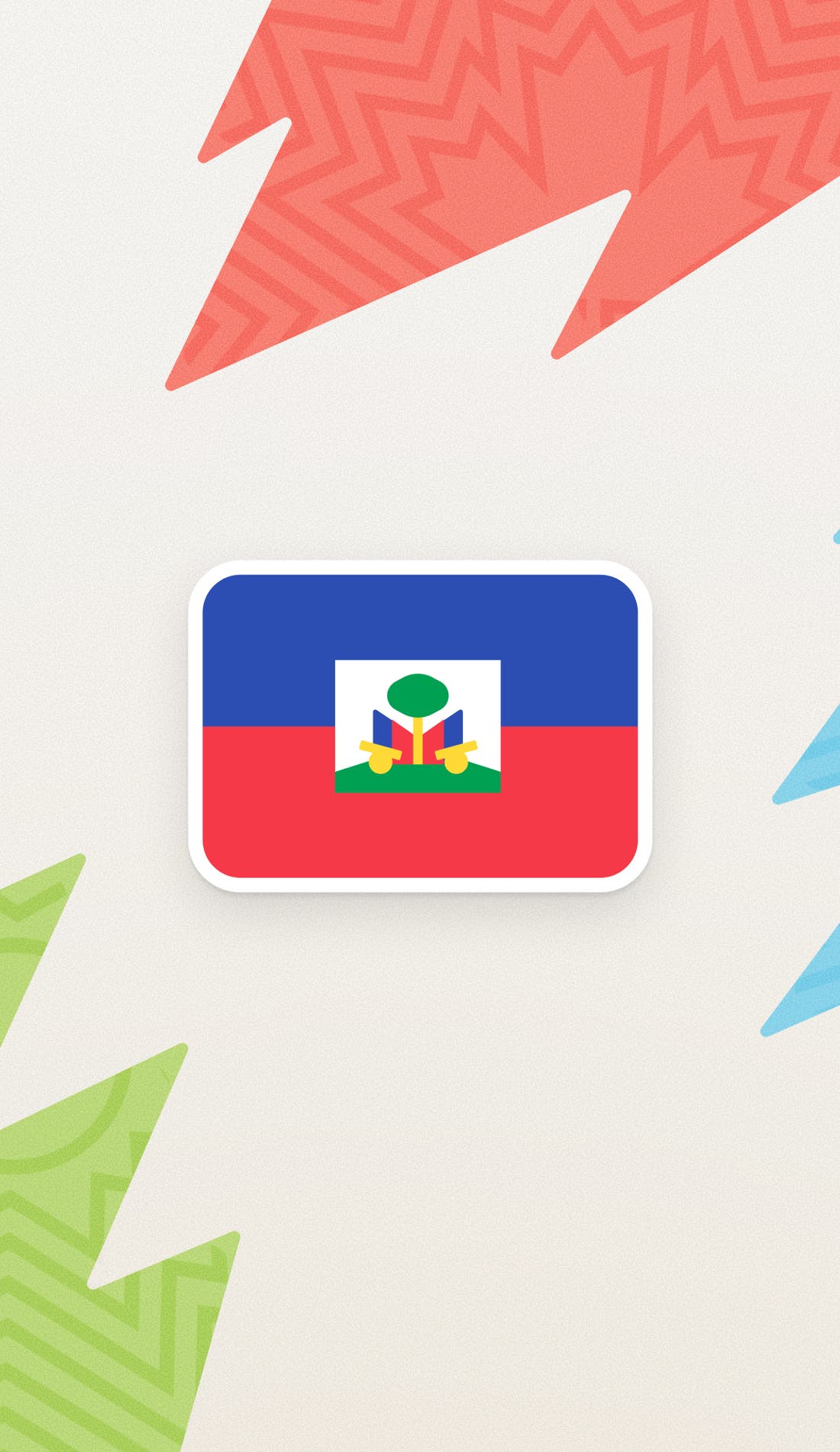 Haiti National Football Team promotional image for upcoming events and ticket sales