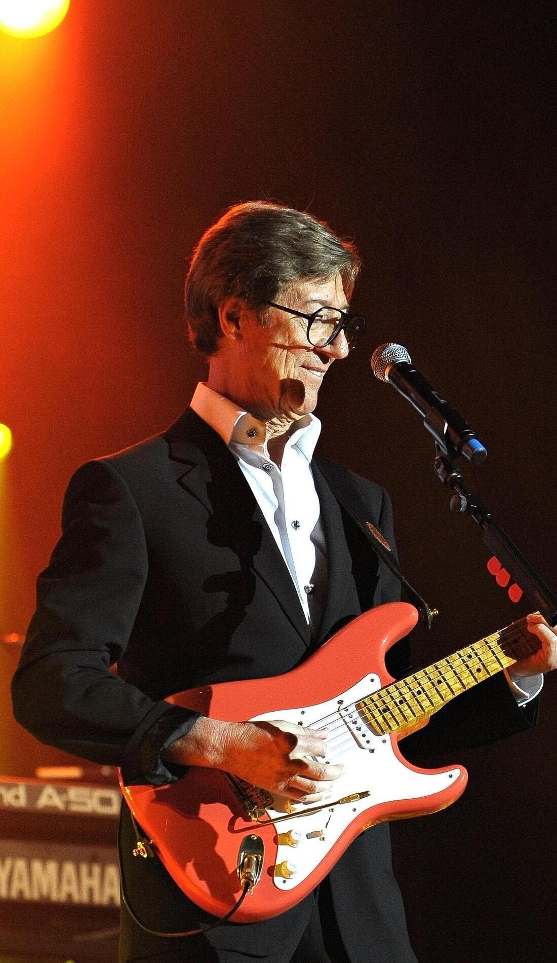 Hank Marvin promotional image for upcoming events and ticket sales
