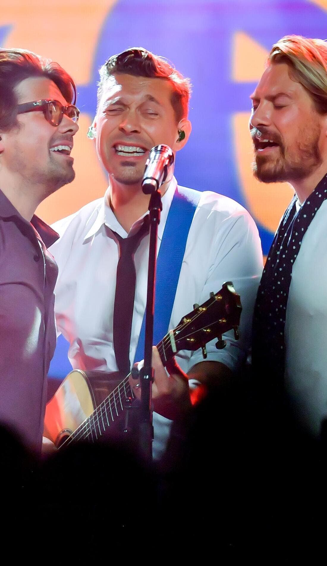 Hanson promotional image for upcoming events and ticket sales