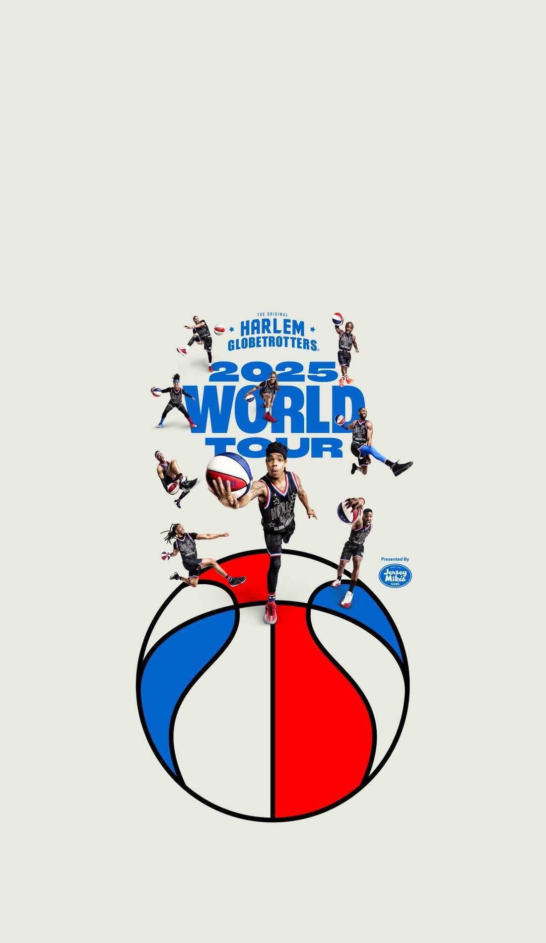 Harlem Globetrotters Limited Edition 100 Year Golden Rplica Game Ball promotional image for upcoming events and ticket sales