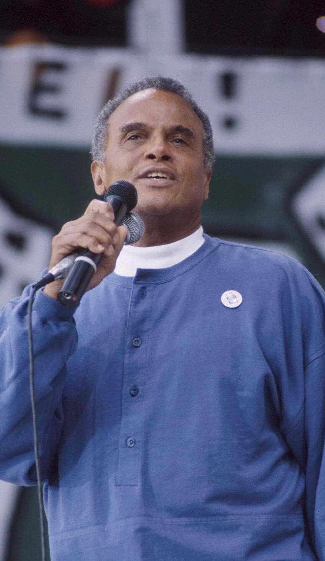 Harry Belafonte promotional image for upcoming events and ticket sales