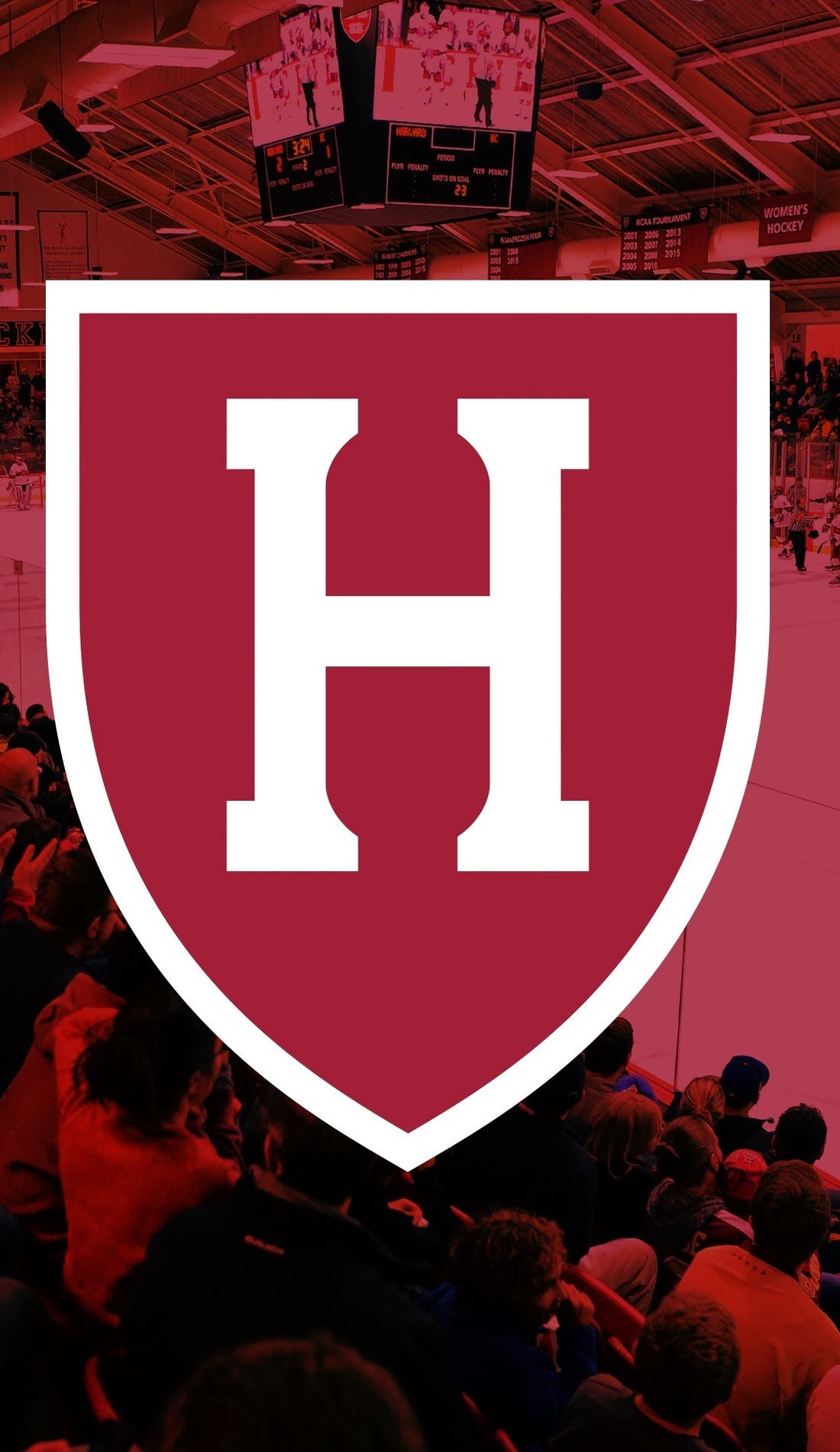Harvard Crimson Mens Hockey promotional image for upcoming events and ticket sales