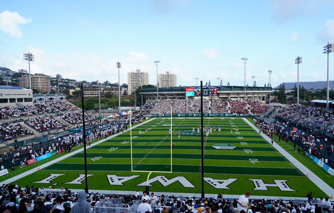 Promotional image for Stanford at Hawaii tickets at Clarence T.C. Ching Athletics Complex on Aug 23, 2025
