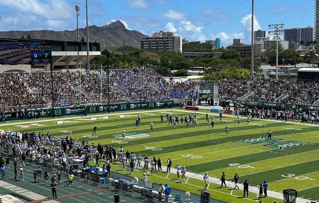 Promotional image for Hawaii Rainbow Warriors Football tickets