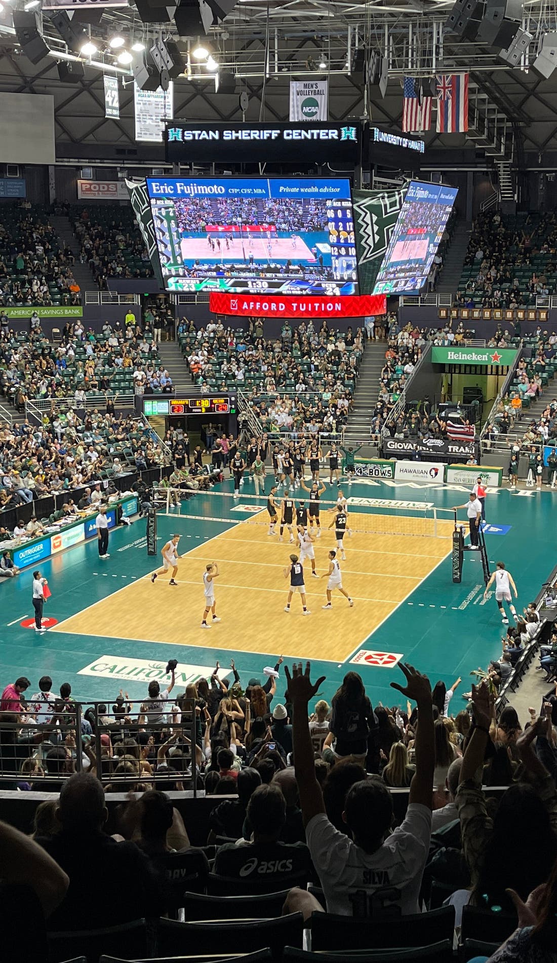 Hawaii Rainbow Warriors Mens Volleyball promotional image for upcoming events and ticket sales