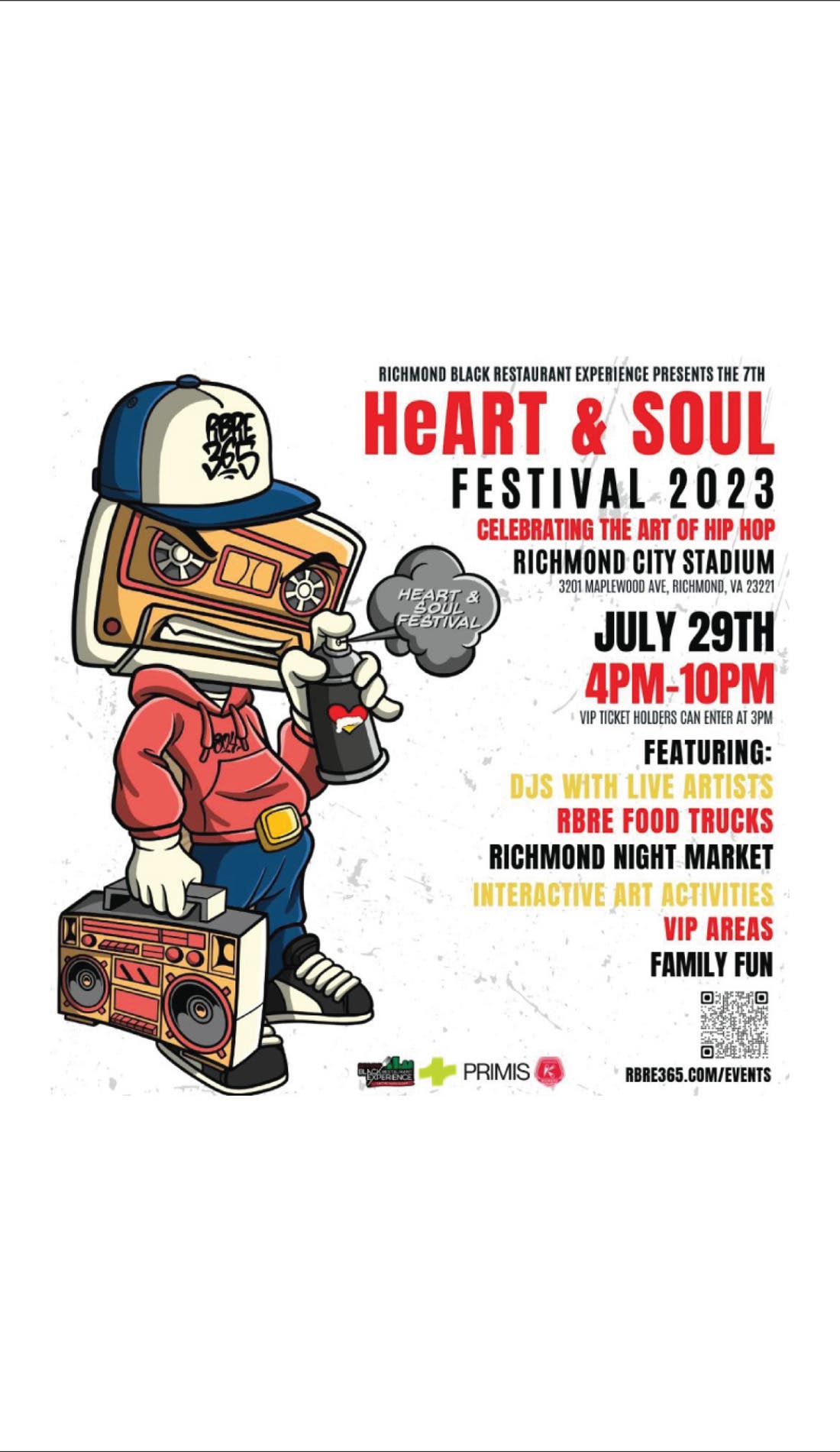 Heart and Soul Festival promotional image for upcoming events and ticket sales