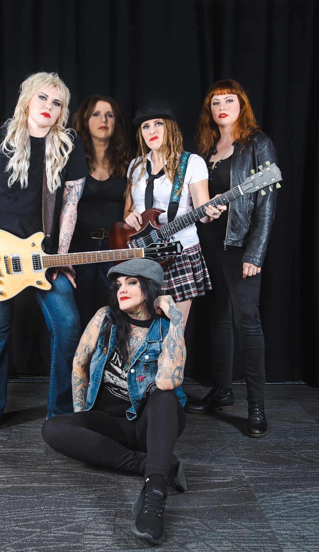 Hell's Belles - All Female AC/DC Tribute promotional image for upcoming events and ticket sales