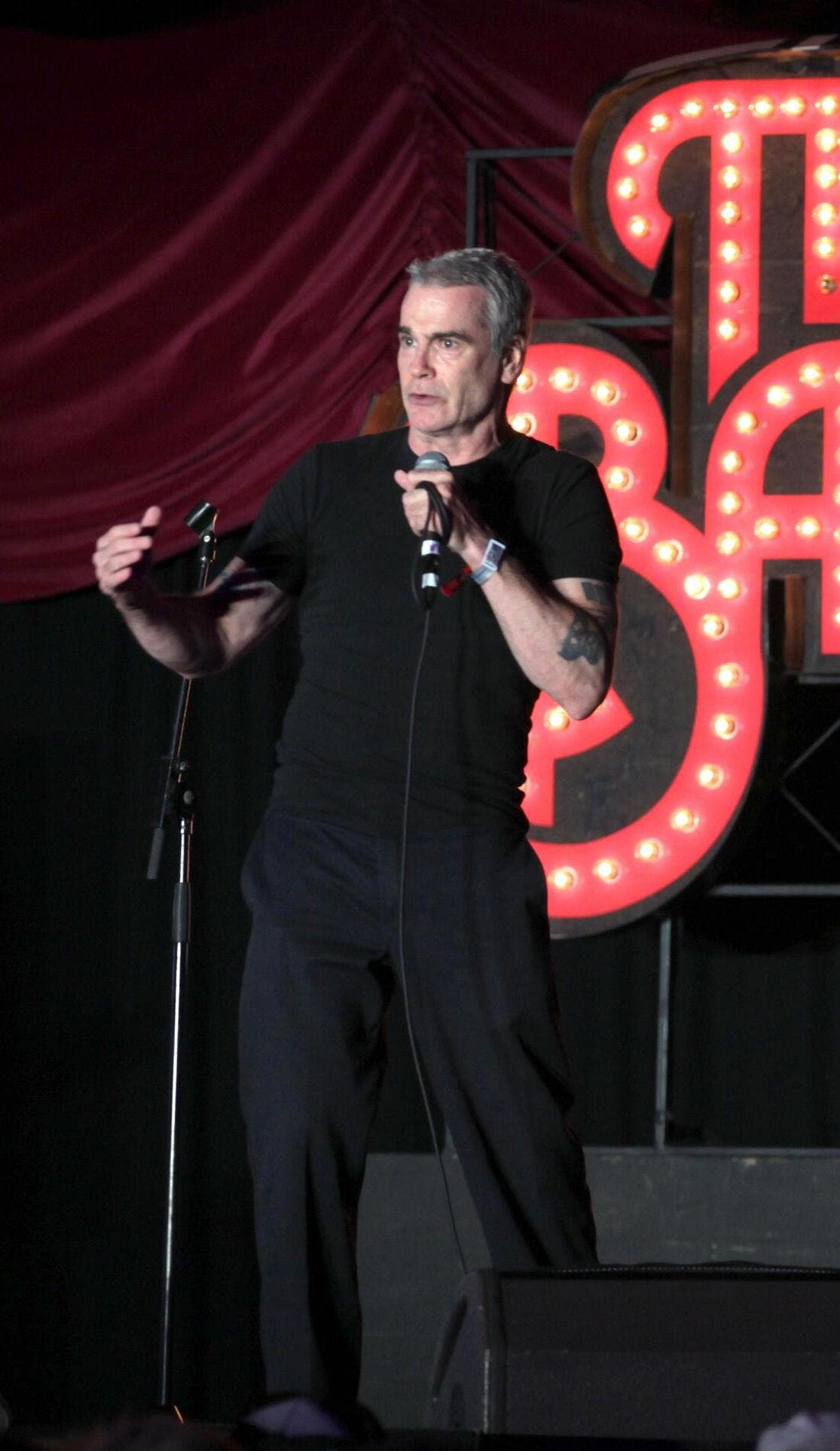 Henry Rollins promotional image for upcoming events and ticket sales