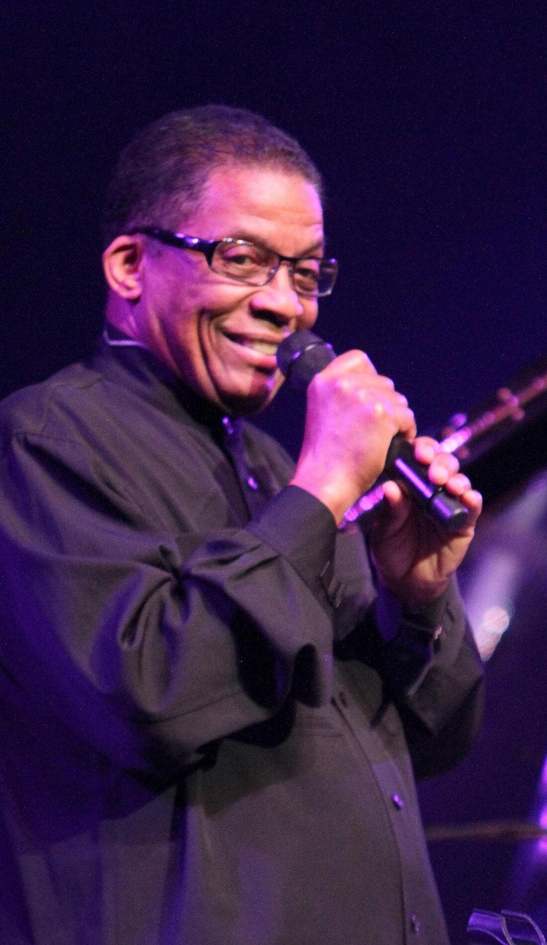 Herbie Hancock promotional image for upcoming events and ticket sales