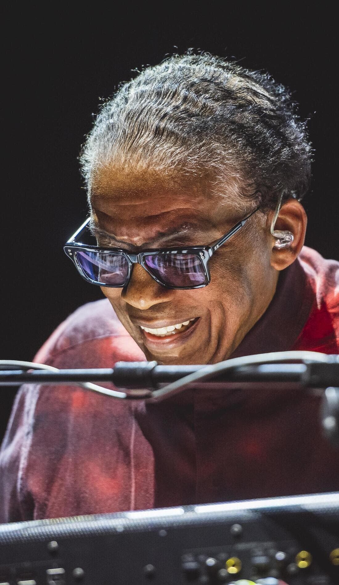 Herbie Hancock promotional image for upcoming events and ticket sales