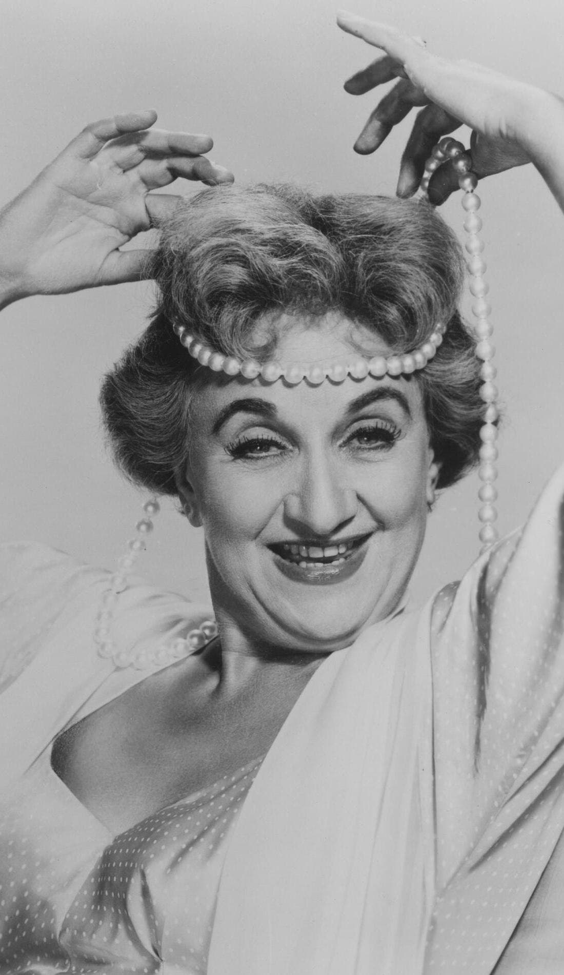 Hermione Gingold promotional image for upcoming events and ticket sales