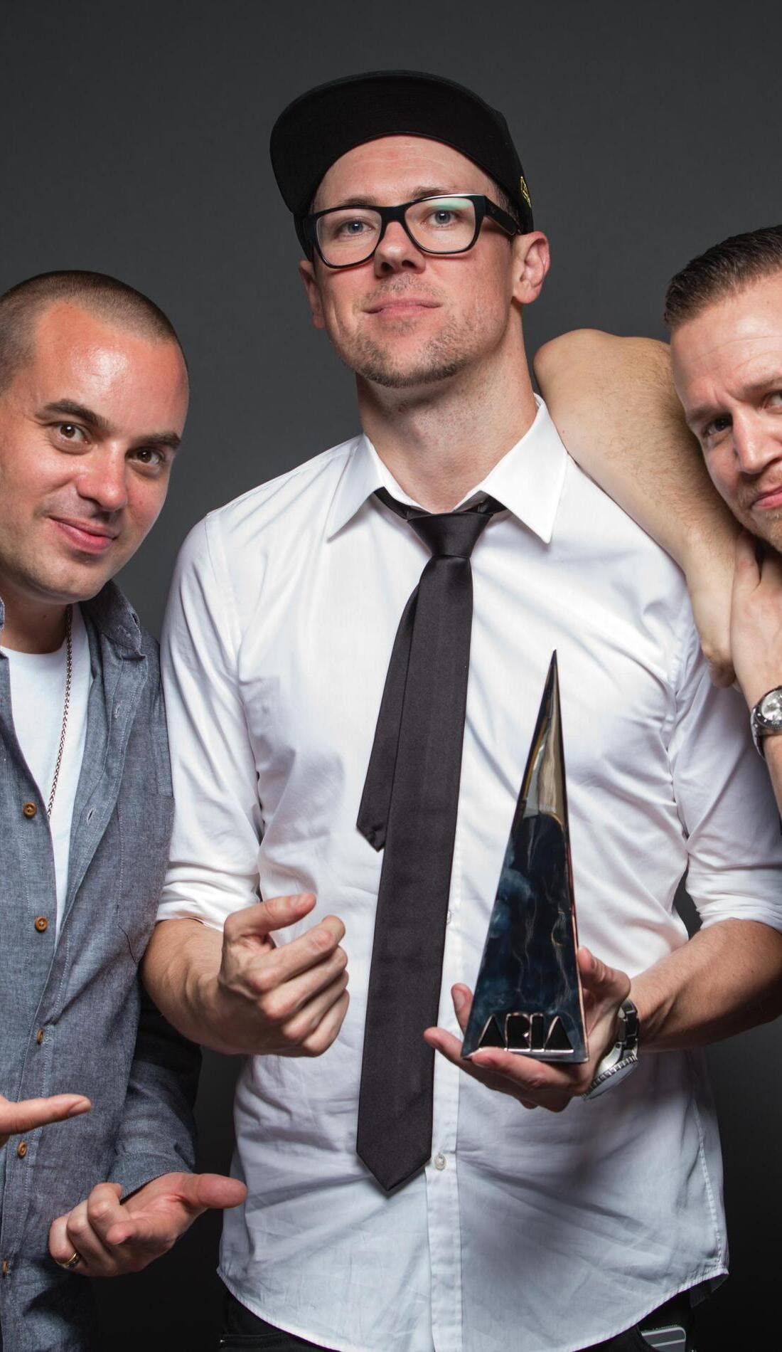 Hilltop Hoods promotional image for upcoming events and ticket sales