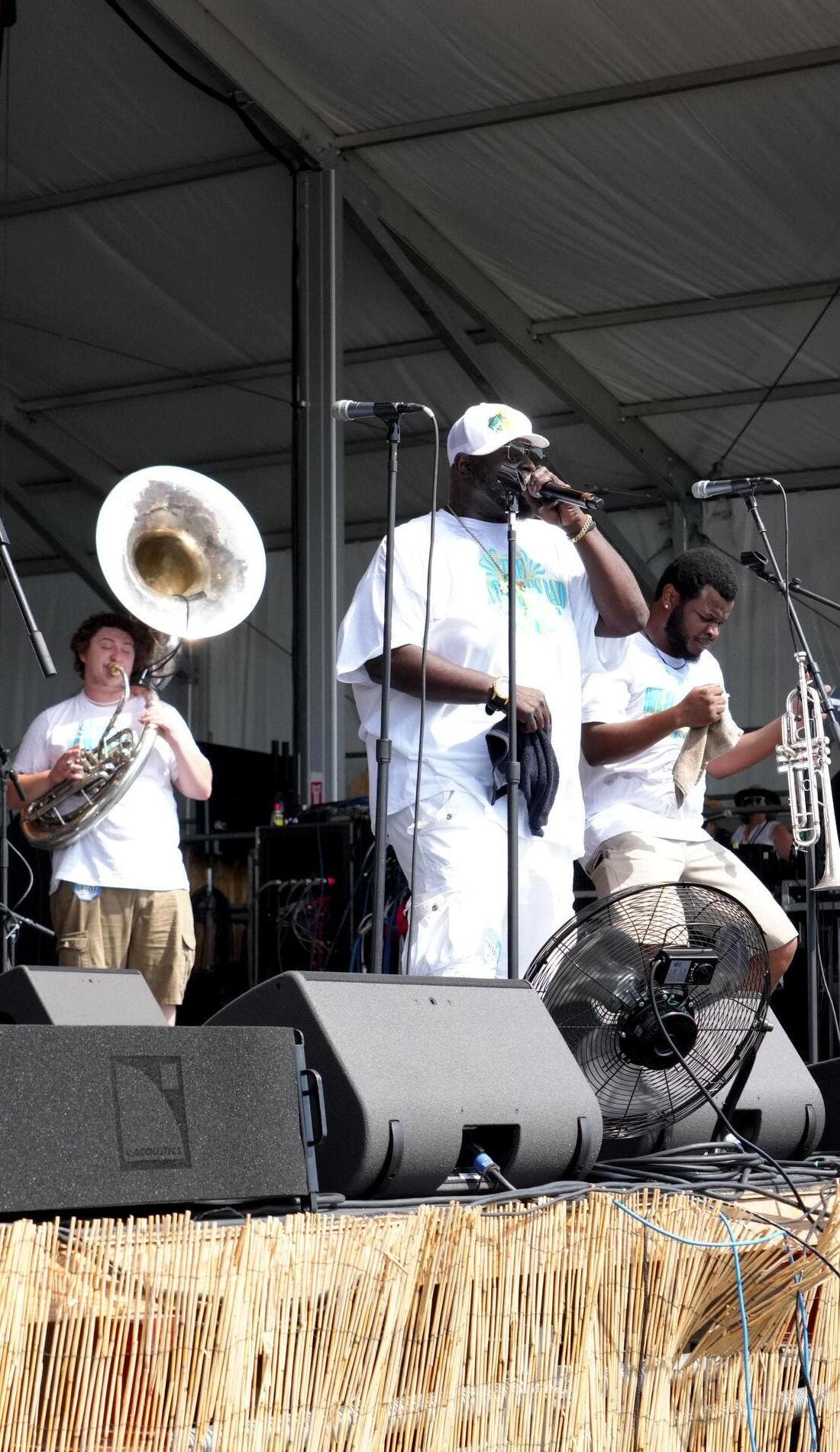 Hot 8 Brass Band promotional image for upcoming events and ticket sales