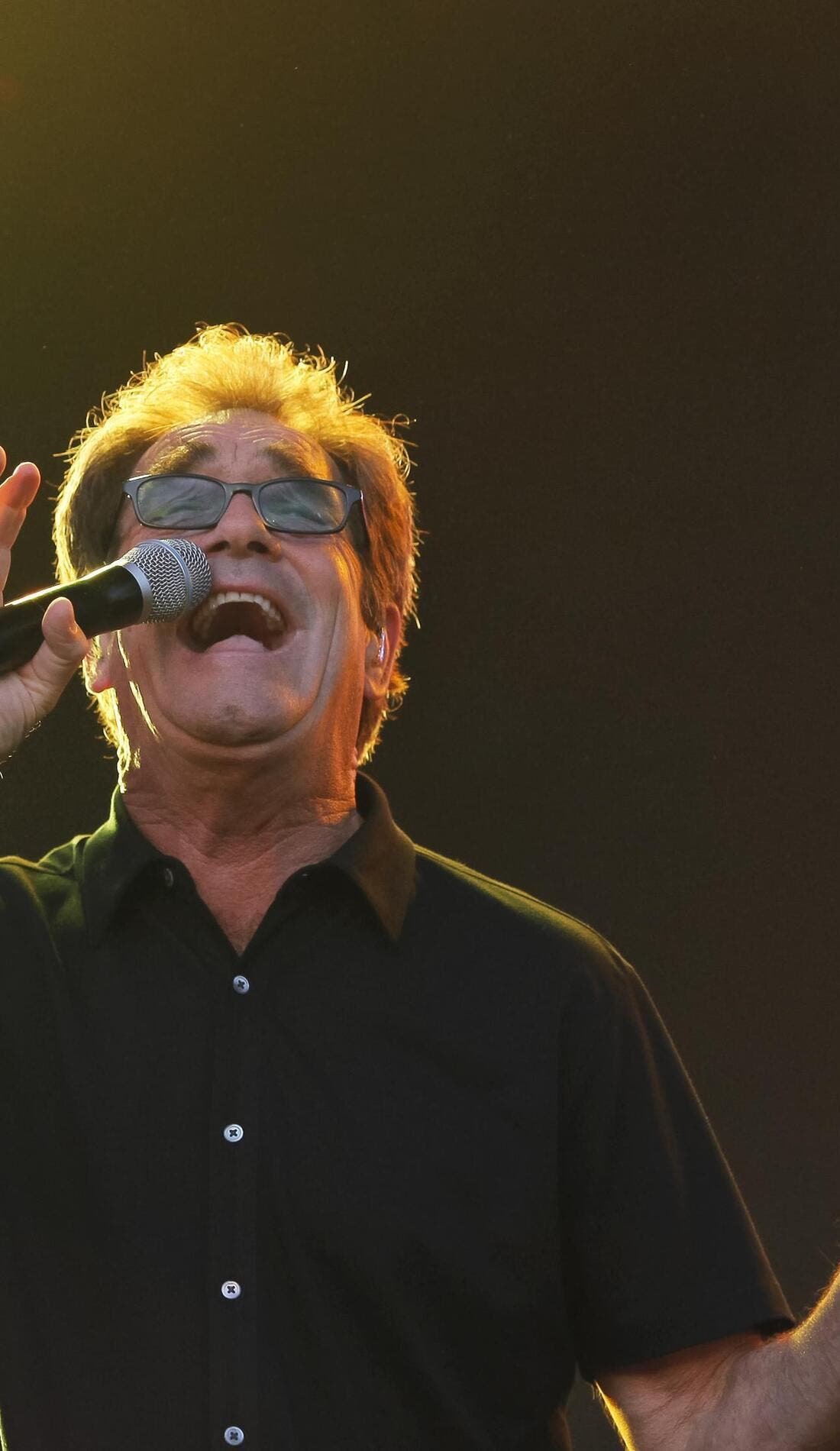 Huey Lewis promotional image for upcoming events and ticket sales