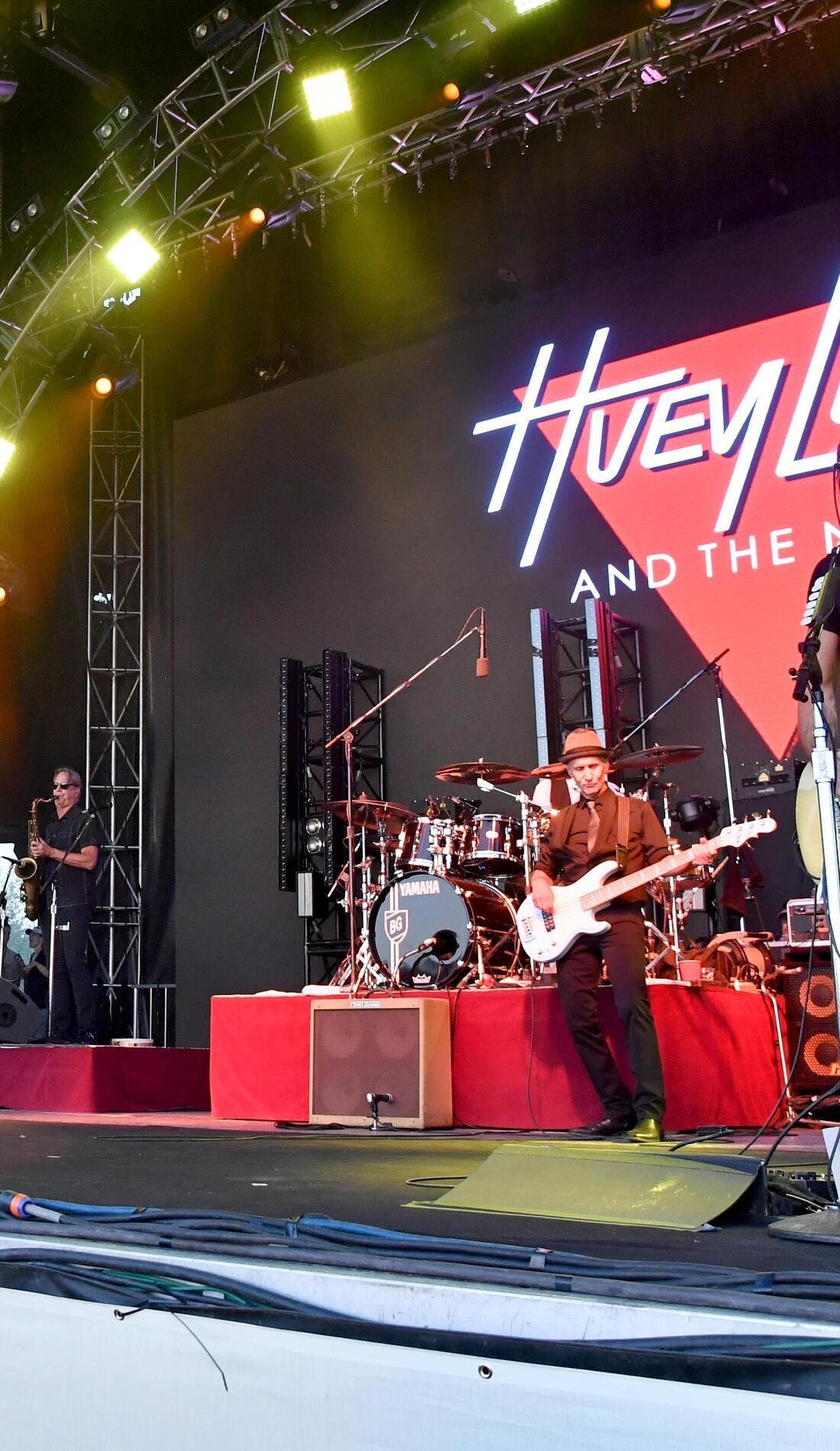 Huey Lewis & The News promotional image for upcoming events and ticket sales