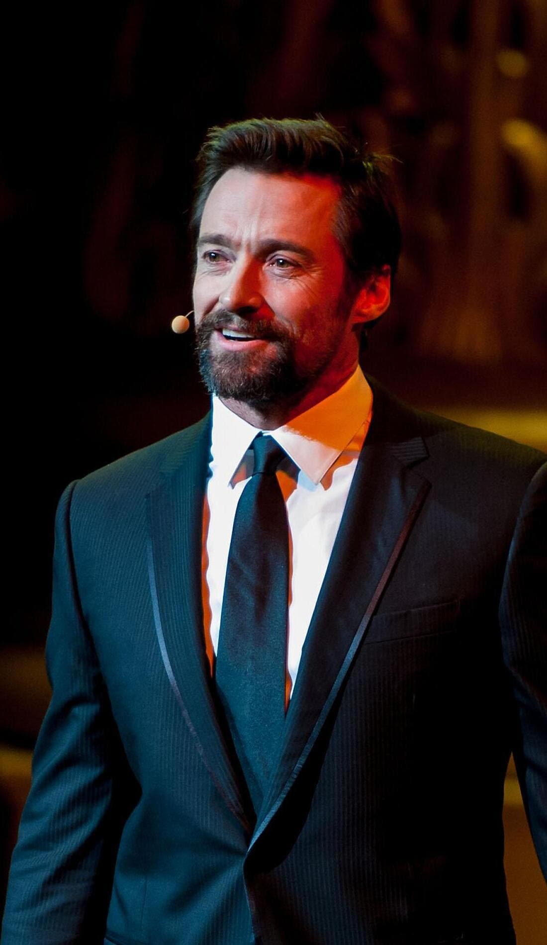 Hugh Jackman promotional image for upcoming events and ticket sales