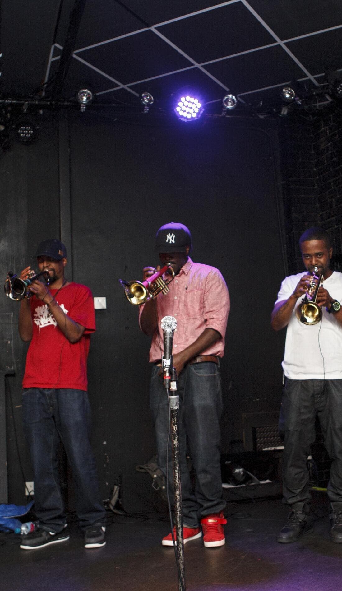 Hypnotic Brass Ensemble promotional image for upcoming events and ticket sales