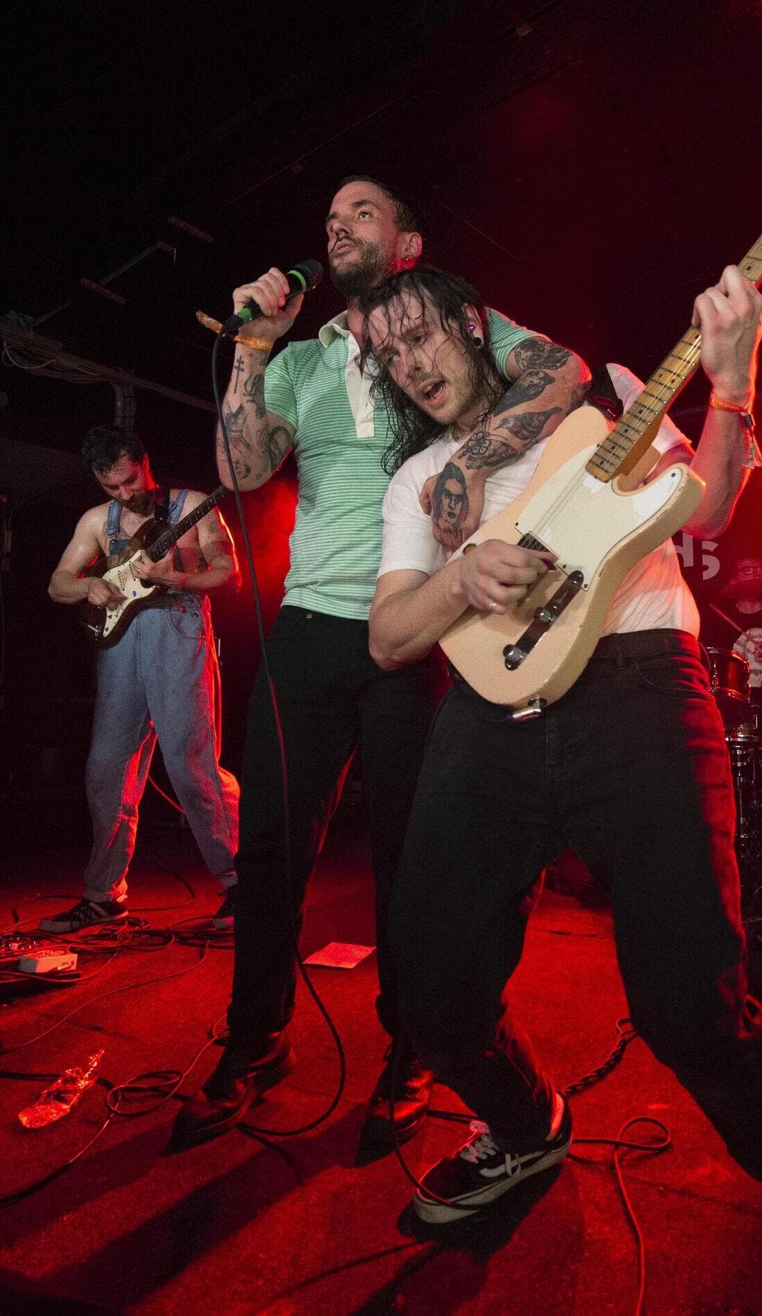 IDLES promotional image for upcoming events and ticket sales